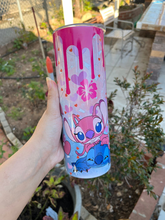 Angel and Stitch Tumbler