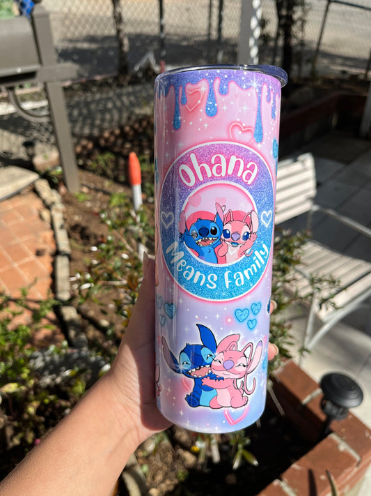 Angel and Stitch Tumbler